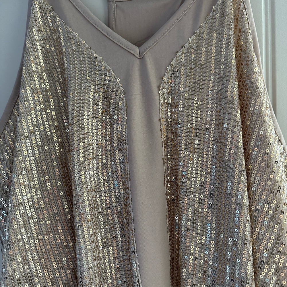 Sparkling Sequin Tank Top - Picture 2 of 2